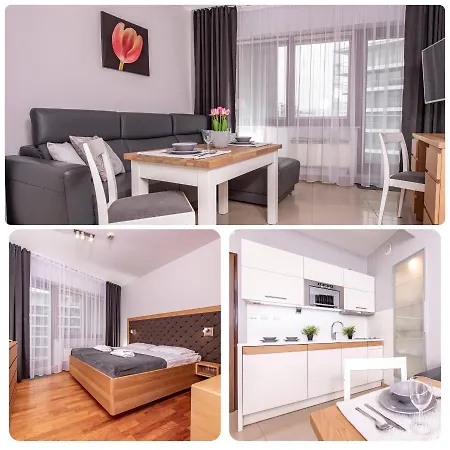 Апартаменты Prywatny 413 W Arka Medical Przy Plazy